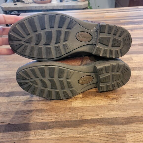 Earth Origins by Earth Portia Wide Shaft Dark Brown Distressed Leather High Boot - Picture 15 of 15